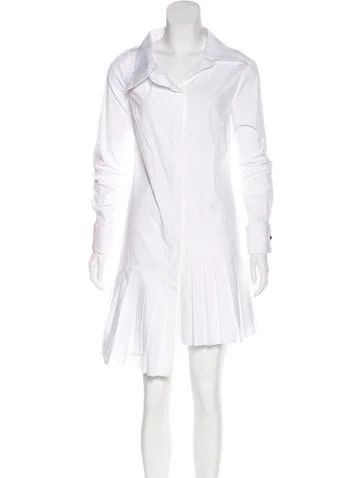 Monse Pleated Asymmetrical Shirtdress w/ Tags | The Real Real, Inc.