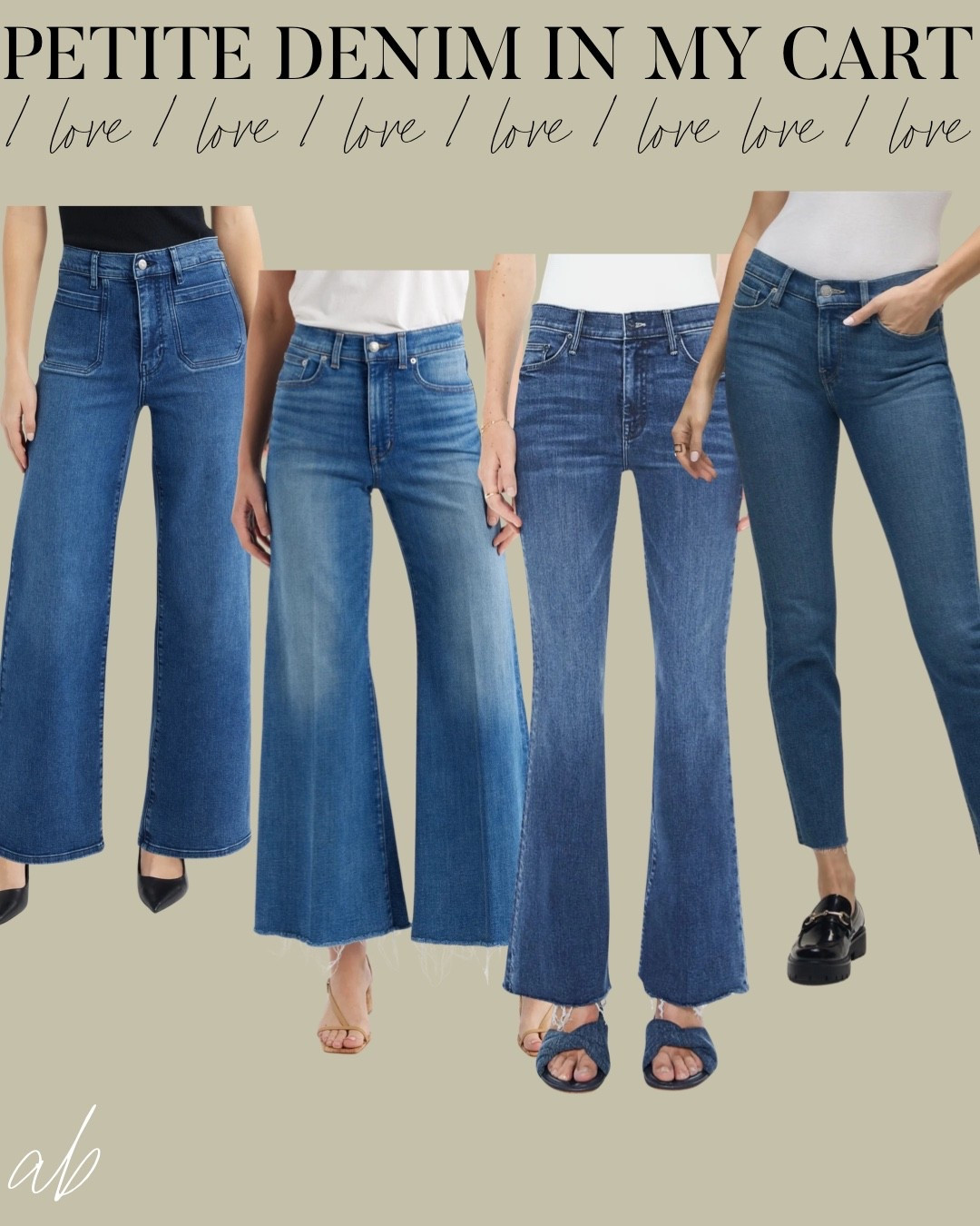 Petite denim in my cart! For spring 

#LTKPetite
