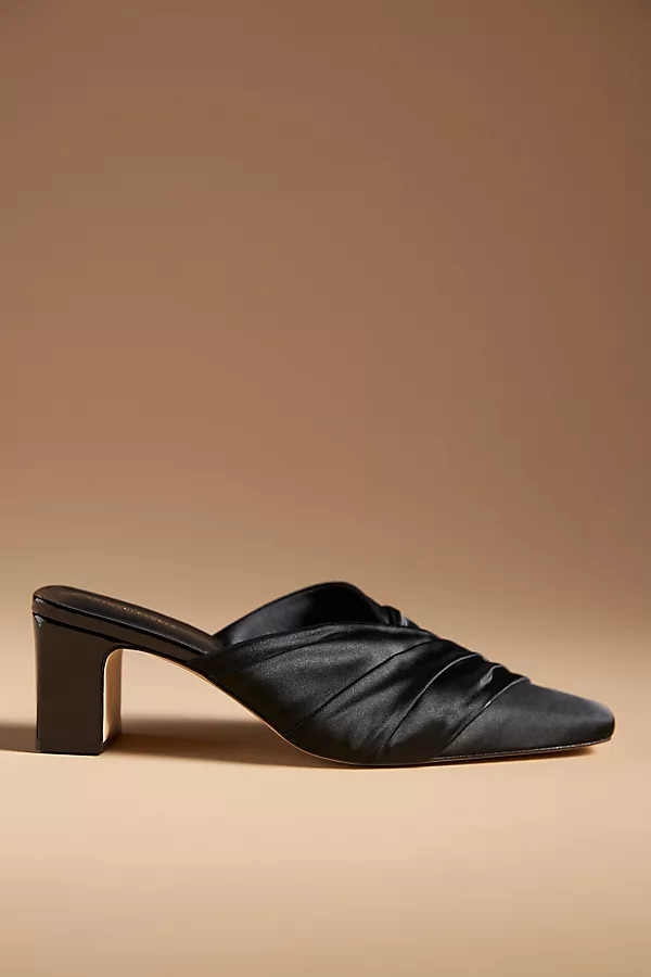 Ruched Mule Heels | Anthropologie (US)