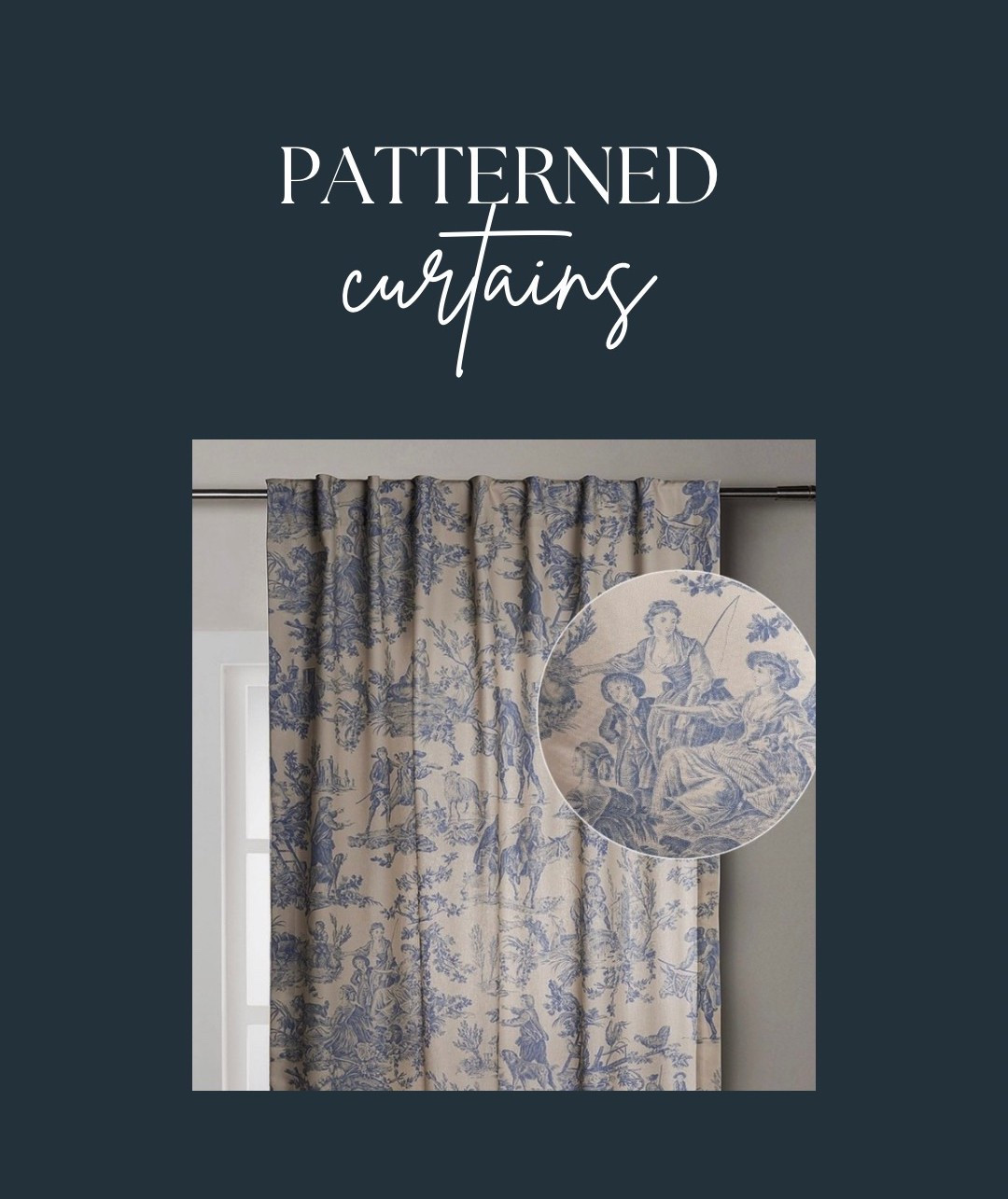 Patterned curtains. Traditional style

#LTKHome