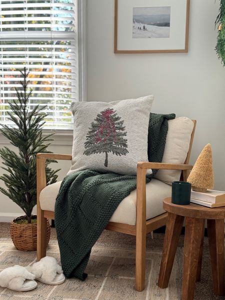A cozy holiday reading nook 🌲 I’ve linked up similar items for you to recreate this cozy space in your house too! 

Holiday decor, Christmas decor, Target finds 

#LTKhome #LTKHoliday #LTKSeasonal