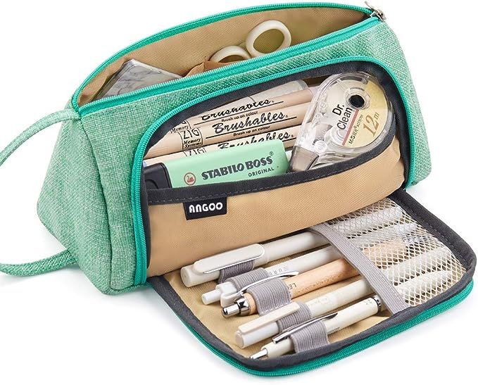 Amazon.com: EASTHILL Large Capacity Pencil Case Pen Bag Pouch Holder Multi-slot School Supplies F... | Amazon (US)