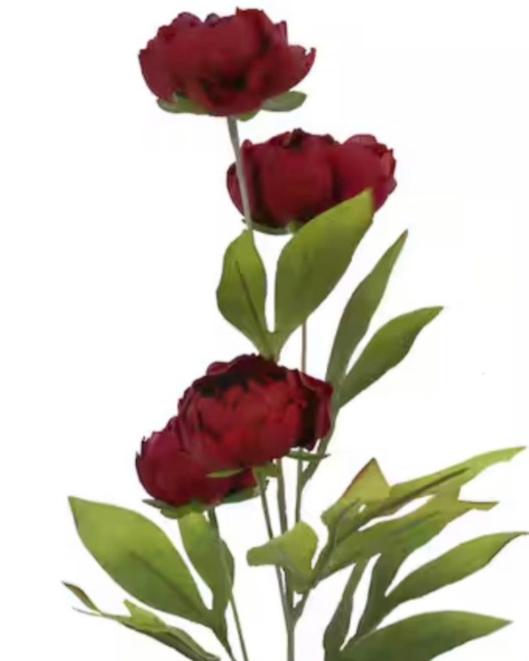 Add a lovely pop of color to your autumn floral arrangements and wreath projects with this stem of burgundy peony blooms. 
You can mix and match with other picks, bushes and stems and display the finished bouquet on a shelf, table or mantel alongside other seasonal décor.

#LTKSeasonal #LTKHome #LTKSaleAlert