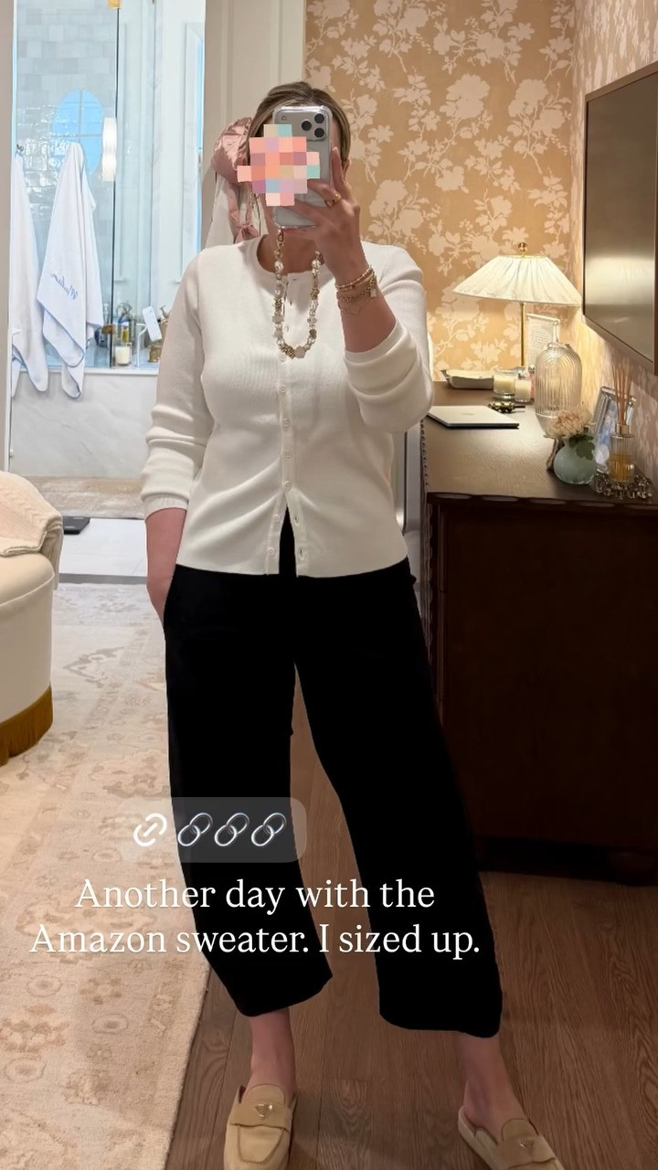 Another day with the Amazon sweater! I sized up. 

 