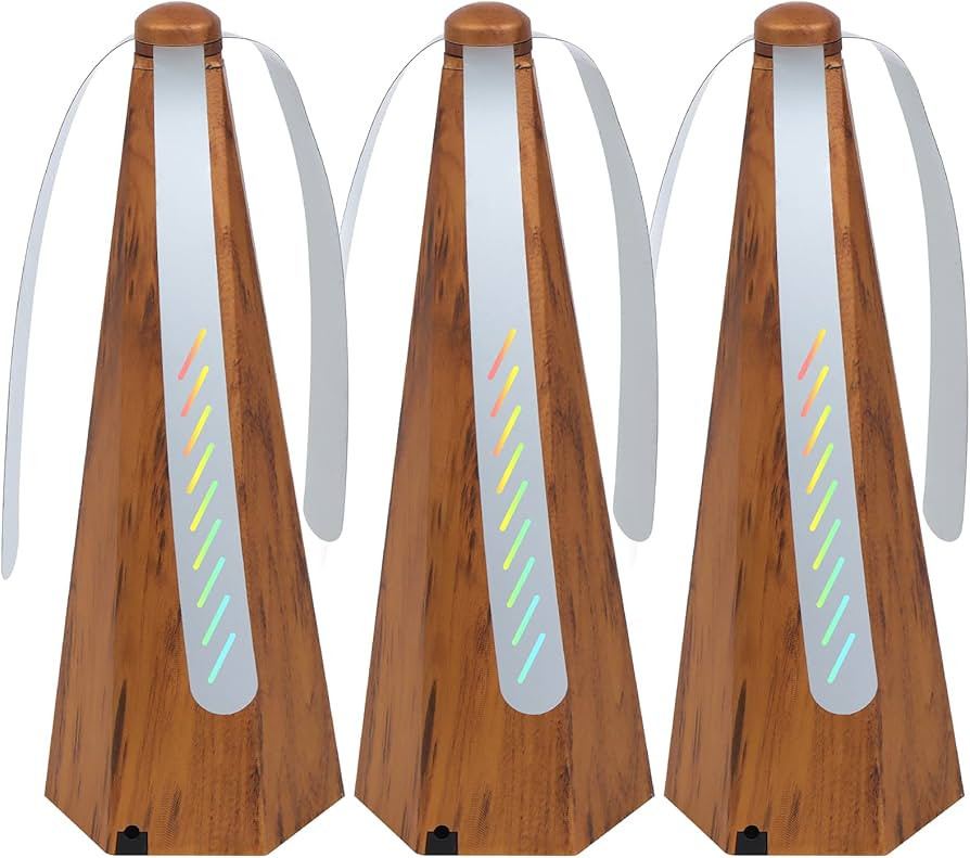 3 PCS Fly Fan for Tables Fan Fly Portable Wood Grain Table Fan,for Outdoor | Amazon (US)
