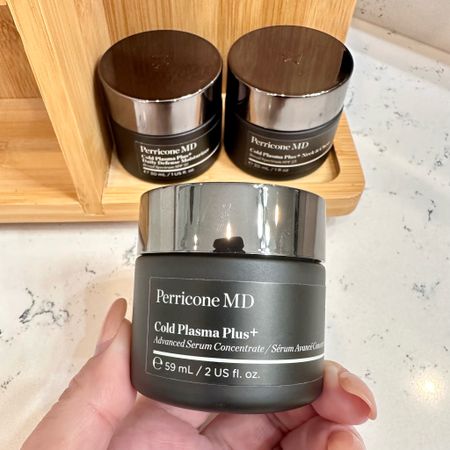 Absolutely incredible score on this @Perricone MD Cold Plasma Serum + Moisturizing trio (with SPF) in today's @QVC TSV! (#ad) With coverage for your face, neck + chest this system works to firm, improve jowl sagging, dry skin, skin hydration, skin barrier function, the look of fine lines and wrinkles and brightens the look of uneven skin tone all while protecting from further sun damage! On TSV today for $139 (would be $435ish purchased separately - the serum ALONE is $155)!!! New customers can score it for $119 with HELLO20
#LoveQVC 


#LTKsalealert #LTKover40 #LTKbeauty
