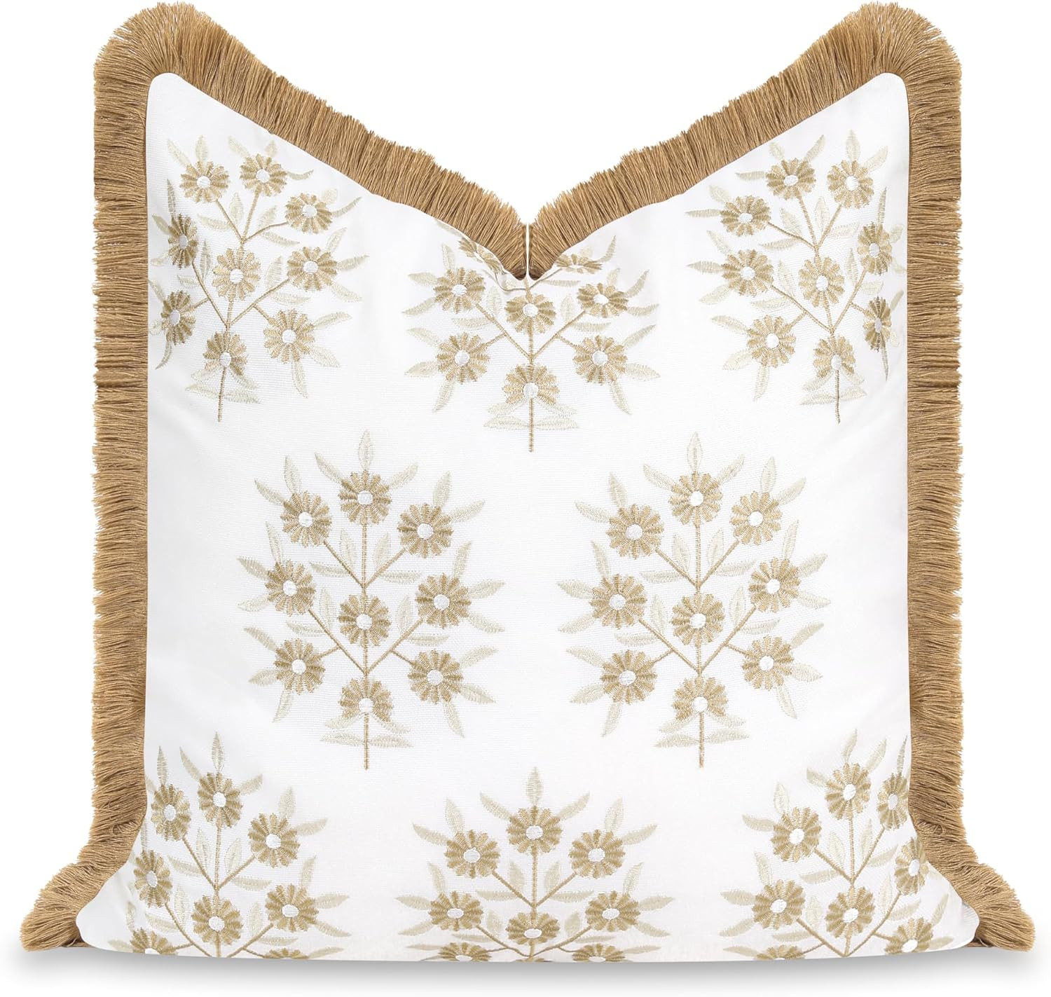 Hofdeco Premium Coastal Patio Indoor Outdoor Throw Pillow Cover Only, 20"x20" Water Repellent for... | Amazon (US)