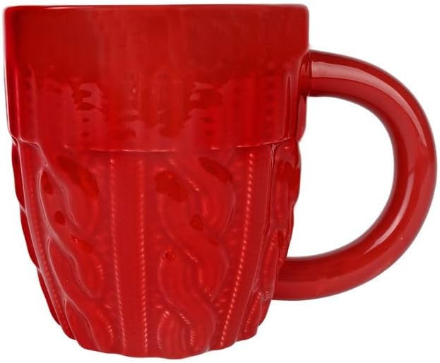 Sweet Water Decor Red Sweater Coffee Mug, 17oz Ceramic Christmas Mug, Dishwasher & Microwave Safe... | Amazon (US)