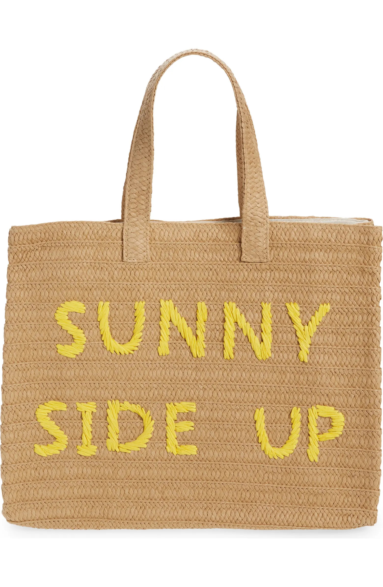 Sunny Side Up Straw Tote | Nordstrom Rack