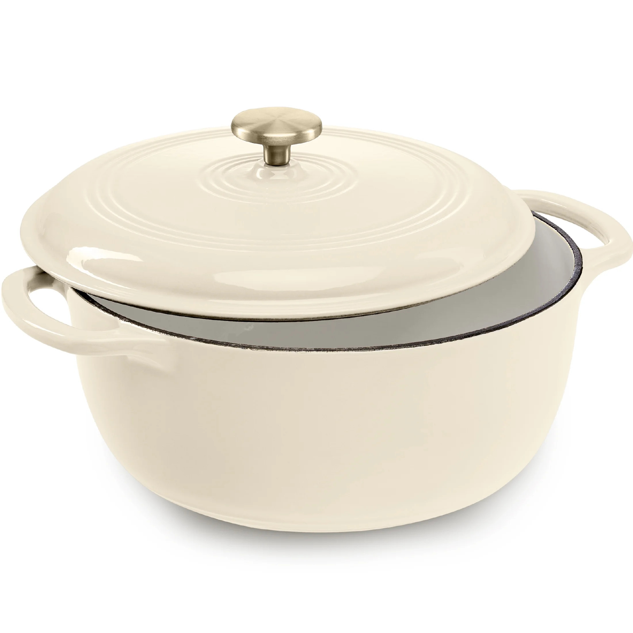 Best Choice Products 6 Quart Cast-Iron Dutch Oven, Heavy-Duty Kitchenware w/ Enamel, Side Handles... | Walmart (US)