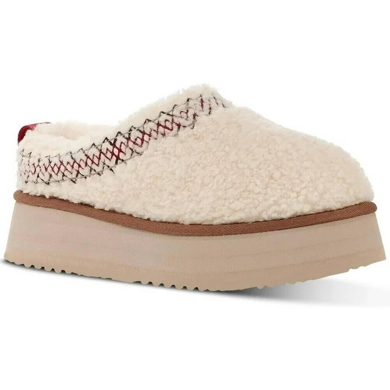 Women's Tazz Braid Slipper Fuzzy Platform Snow Mini Boots Sneakers Anti-Slip | Walmart (US)