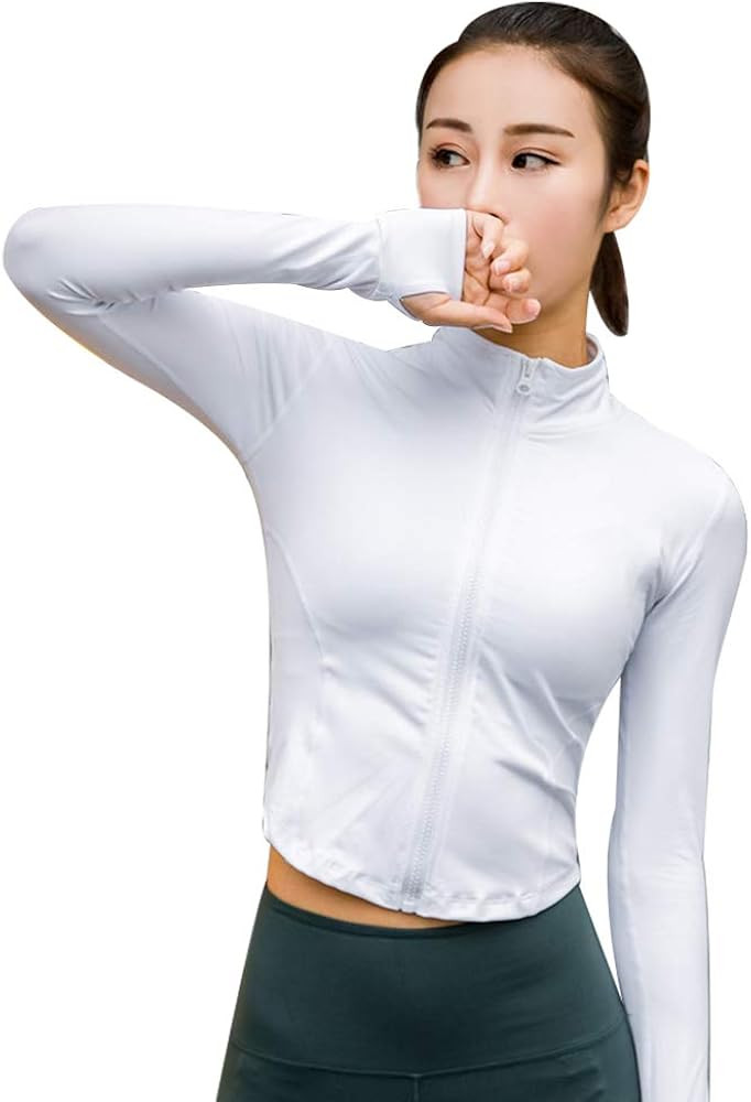 Specific Heart Women’s Stretchy Workout Lightweight, Full Zip Running Track Jacket | Amazon (US)