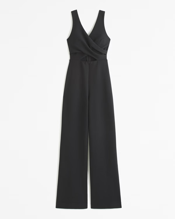 Plunge Cutout Jumpsuit | Abercrombie & Fitch (US)