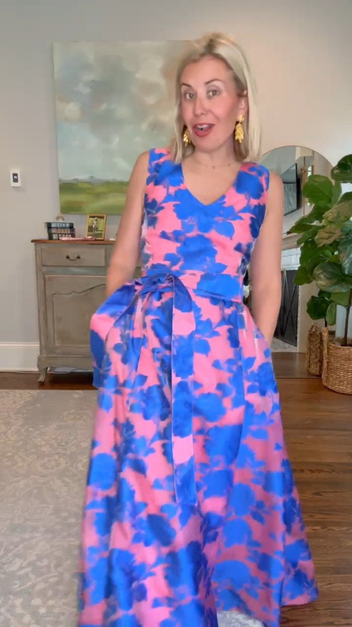 Y’all know I love pink and blue together! Is this not the most gorgeous dress you’ve ever seen? I’m wearing xs and 8 heel. ￼ *Use code Catherine20 at A+B

#LTKootd #LTKSeasonal #LTKWedding