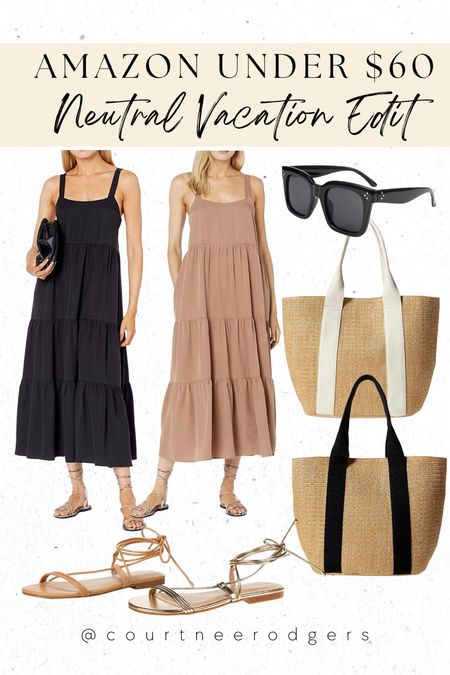 Amazon Fashion under $60, vacation edit 💗☀️ I wear a size small in the dress!

Vacation style, Amazon fashion, spring style, straw bag, best sellers, neutral, capsule wardrobe, under $100 

#LTKunder100 #LTKsalealert #LTKstyletip