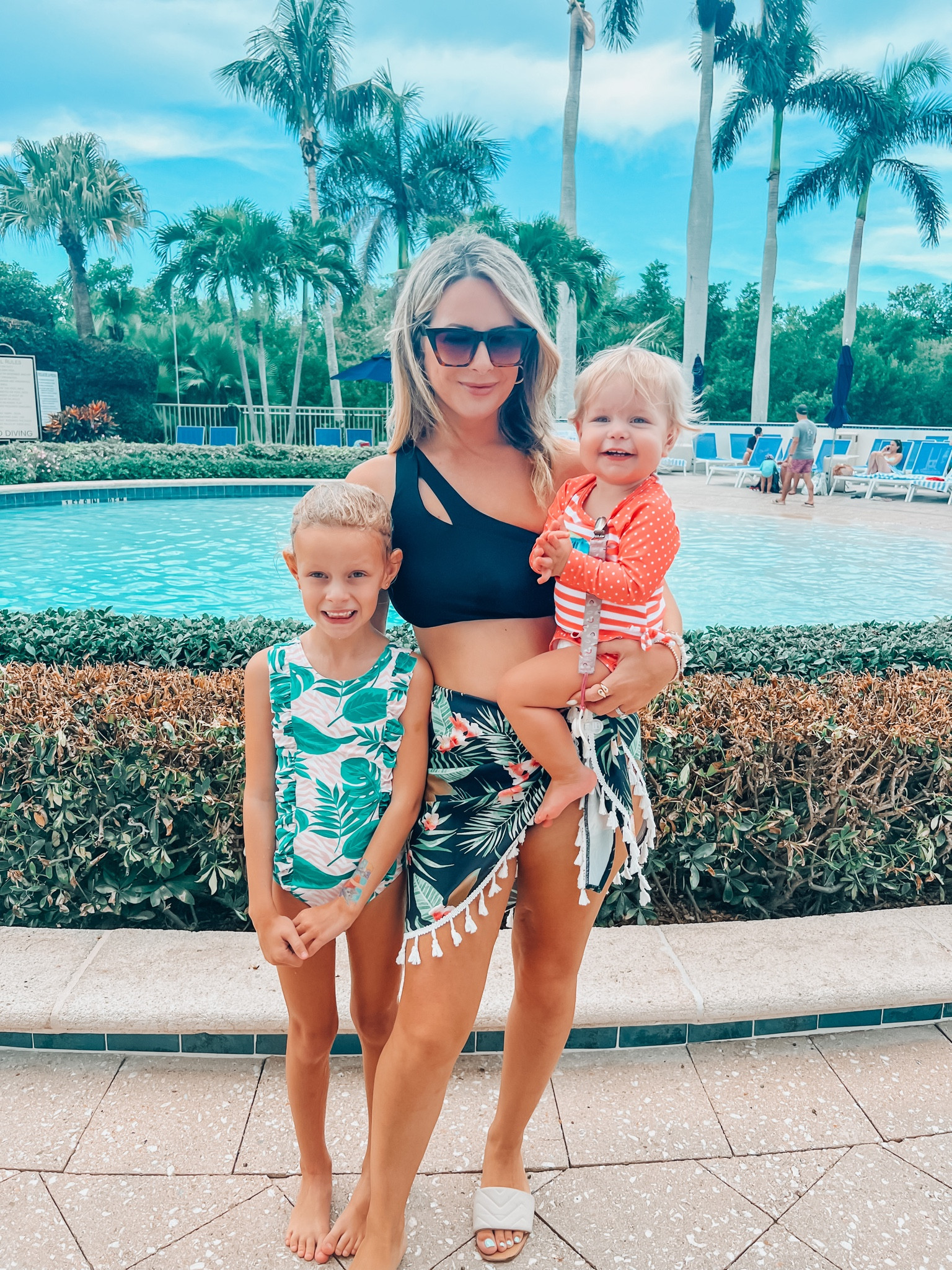 One shoulder swimsuit with high waisted bottoms!! Live thus close very up wrap too from amazon 🌞 

#LTKunder50 #LTKSeasonal #LTKswim