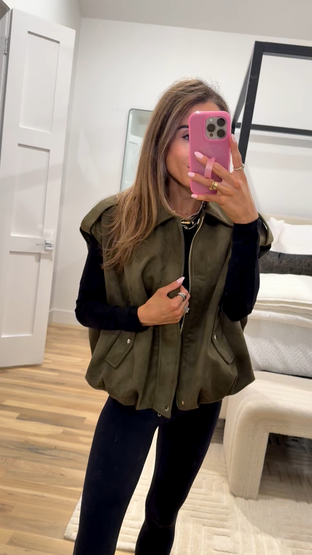 Just got this suede vest w gold hardware looks so expensive and great for fall. Amazon find, Amazon must have wearing smallest size 

#LTKPetite #LTKFindsUnder50 #LTKFindsUnder100