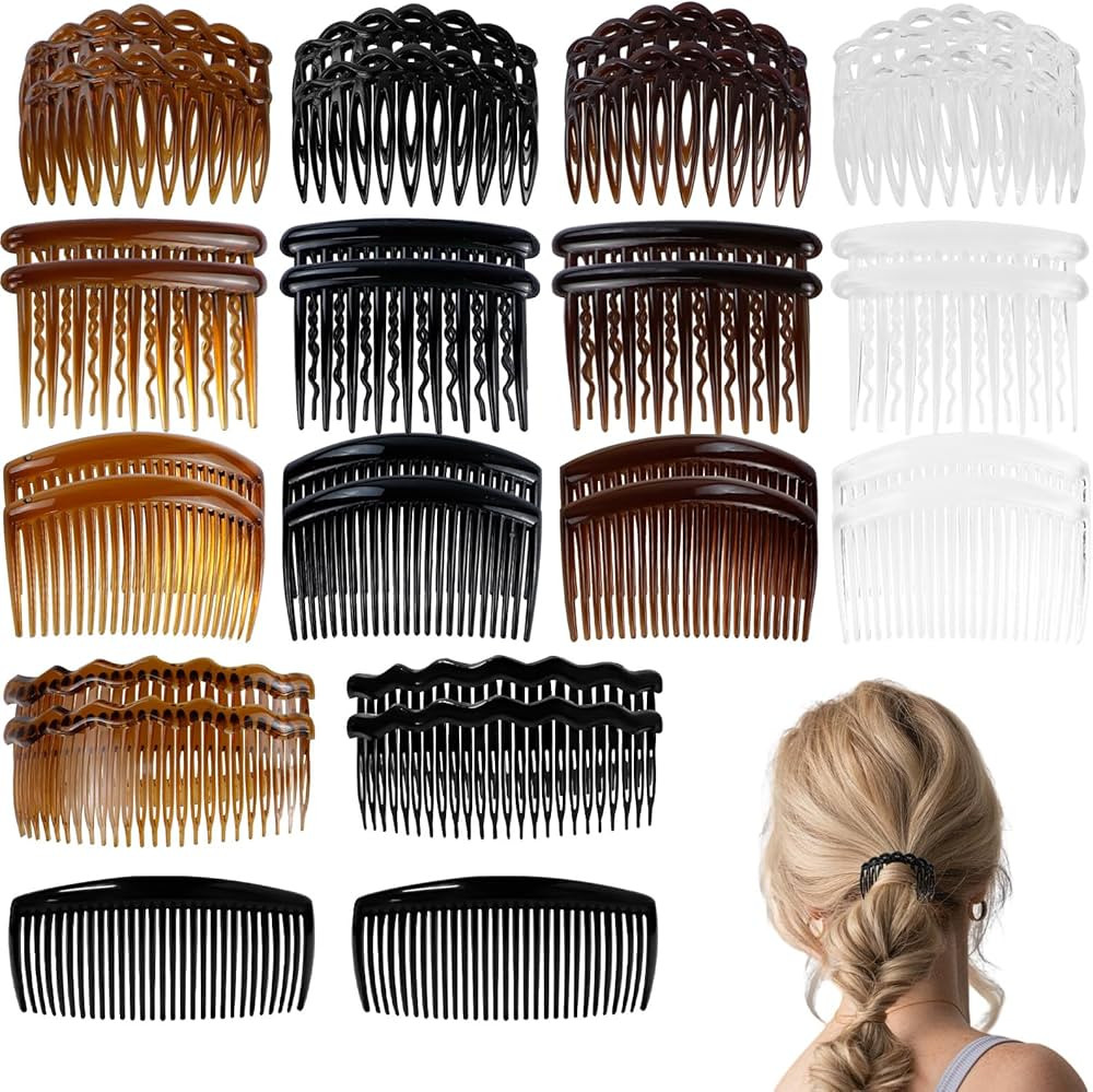 30 PC Hair Side Combs, KUAOOAUK Plastic French Hair Comb, Lightweight Twist Comb Set for Women, H... | Amazon (CA)