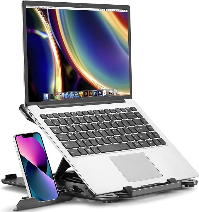 Laptop Stand for Desk, Adjustable Laptop Stand for Desk, Laptop Riser for MacBook Pro and Air 13 ... | Amazon (US)