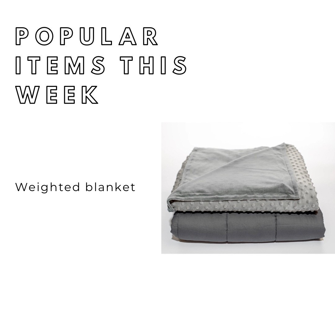 Alex has really been getting under the blankets on the couch lately, so I got him this 20lb queen size blanket.  My SIL has one and he really liked it, so this year I’m treating him to one. 


#walmart #giftforher #giftforhim #giftforteen #weightedblanket #quility 
#LTKKids #LTKselfcare 

#LTKGiftGuide #LTKFindsUnder100 #LTKMens