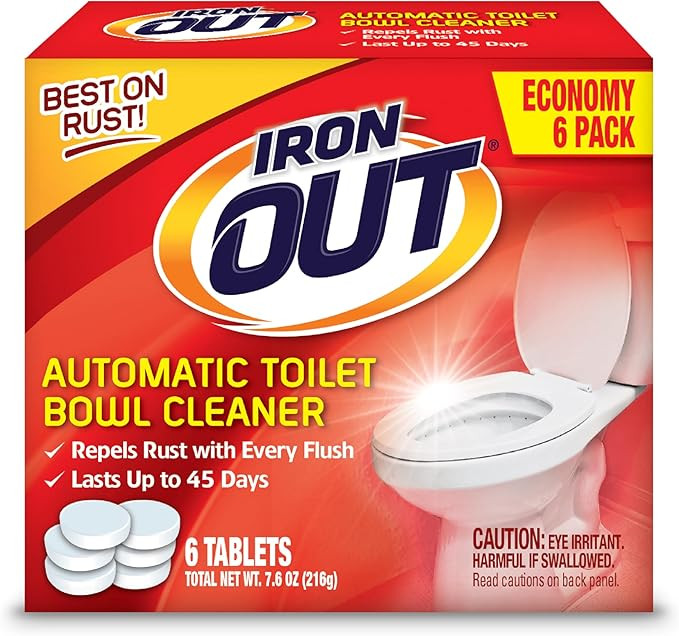 Iron Out Automatic Toilet Bowl Cleaner, 1 Pack, 6 Tablets | Amazon (CA)