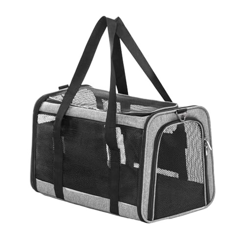 Petsfit Cat Carrier Dog Carriers Airline Approved, 18 x 11 x 11 Soft-Sided Pet Carrier, 3 Carrying Ways, Lightweight, Breathable, Escape Proof, with Adjustable Shoulder Strap and Soft Cushion | Amazon (US)
