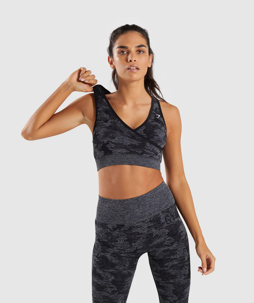 camo seamless sports bra | Gymshark