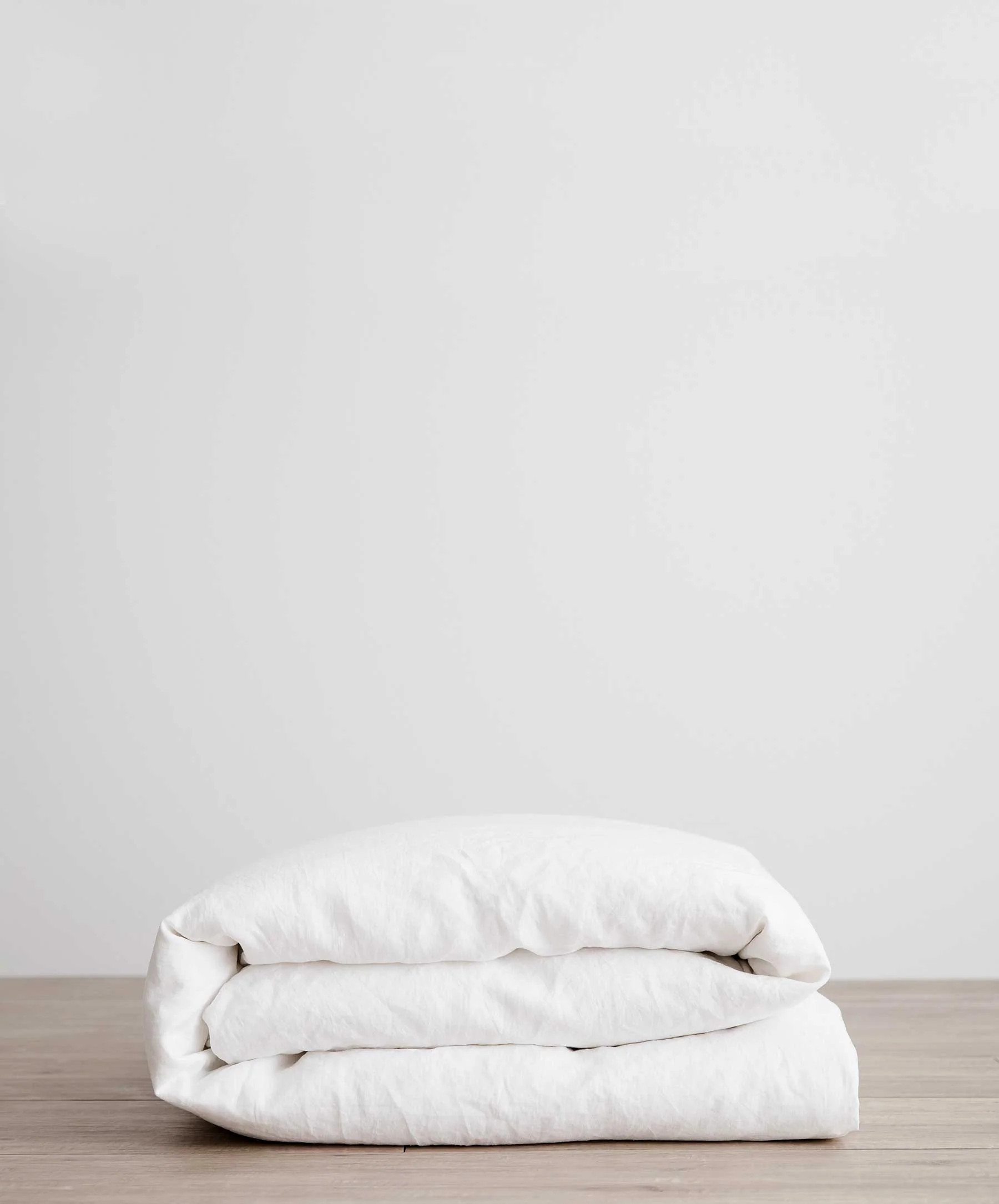 Linen Duvet Cover - White, King | CULTIVER US