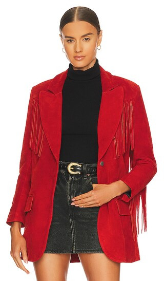 Malboro Blazer in Wine | Revolve Clothing (Global)