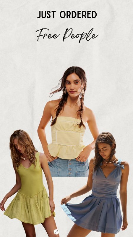Just ordered! Free people tube top in butter yellow. Free people dresses for summer. Perfect for vacation 

#LTKFindsUnder50 #LTKFindsUnder100 #LTKSeasonal