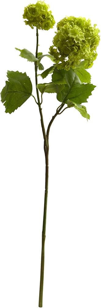 Nearly Natural 18in. Snowball Hydrangea Artificial Flower (Set of 6) | Amazon (US)