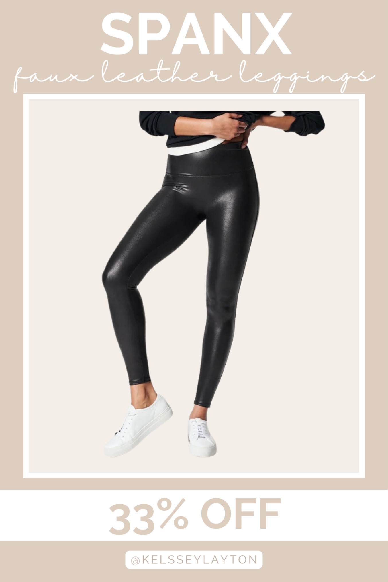 Spanx faux leather leggings on sale! The lowest price of the season!

#LTKsalealert #LTKunder100 #LTKxNSale