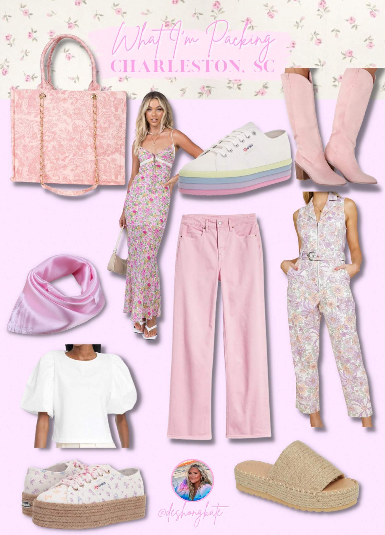 Charleston outfits. Spring outfits. Spring fashion. Pastel clothes. Pastel outfits. Floral dress. Love shack fancy. Ruffles. Beach outfits. CHS. Southern outfits. Spring break. Floral top. Cutout dress. Cowgirl boots. Wedges. Easter dress. Maxi dress. MIDI dress. Princess Polly. Show me your mumu. Free people. 

#LTKtravel #LTKstyletip #LTKSeasonal