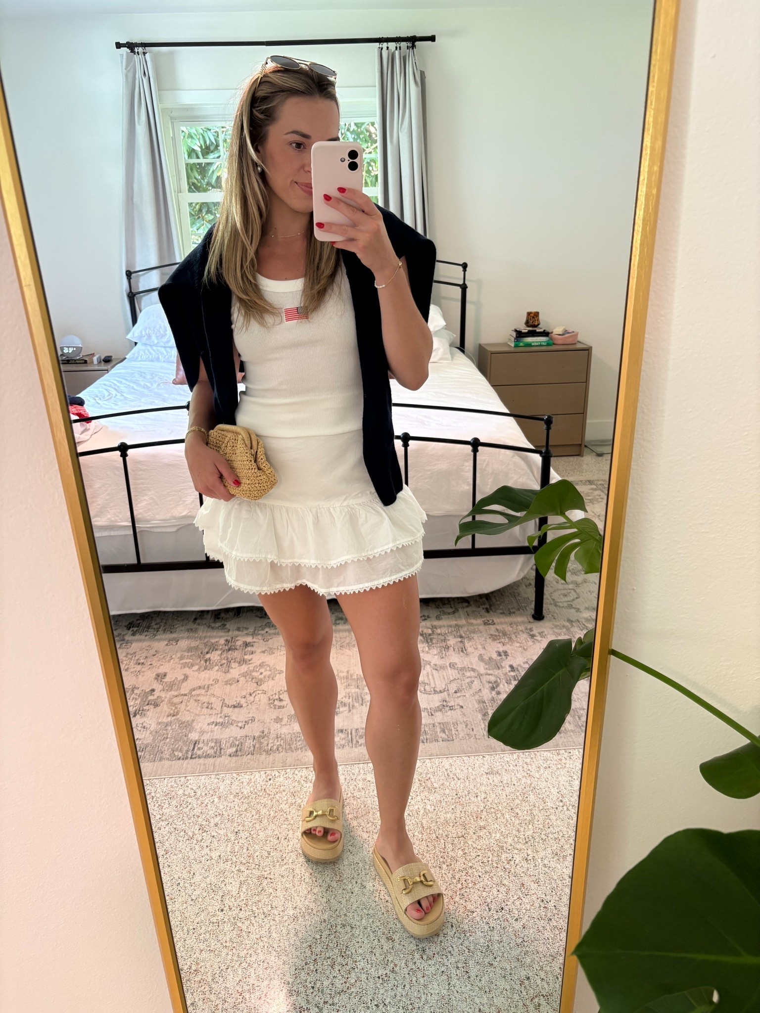 what to wear: 4th of July 

Wearing medium in tank and sweater,  small in old Aritzia skirt linked similar 
Lizaflats, summer outfits 

#LTKSaleAlert #LTKSeasonal #LTKFindsUnder50

#LTKFindsUnder50 #LTKSaleAlert #LTKStyleTip