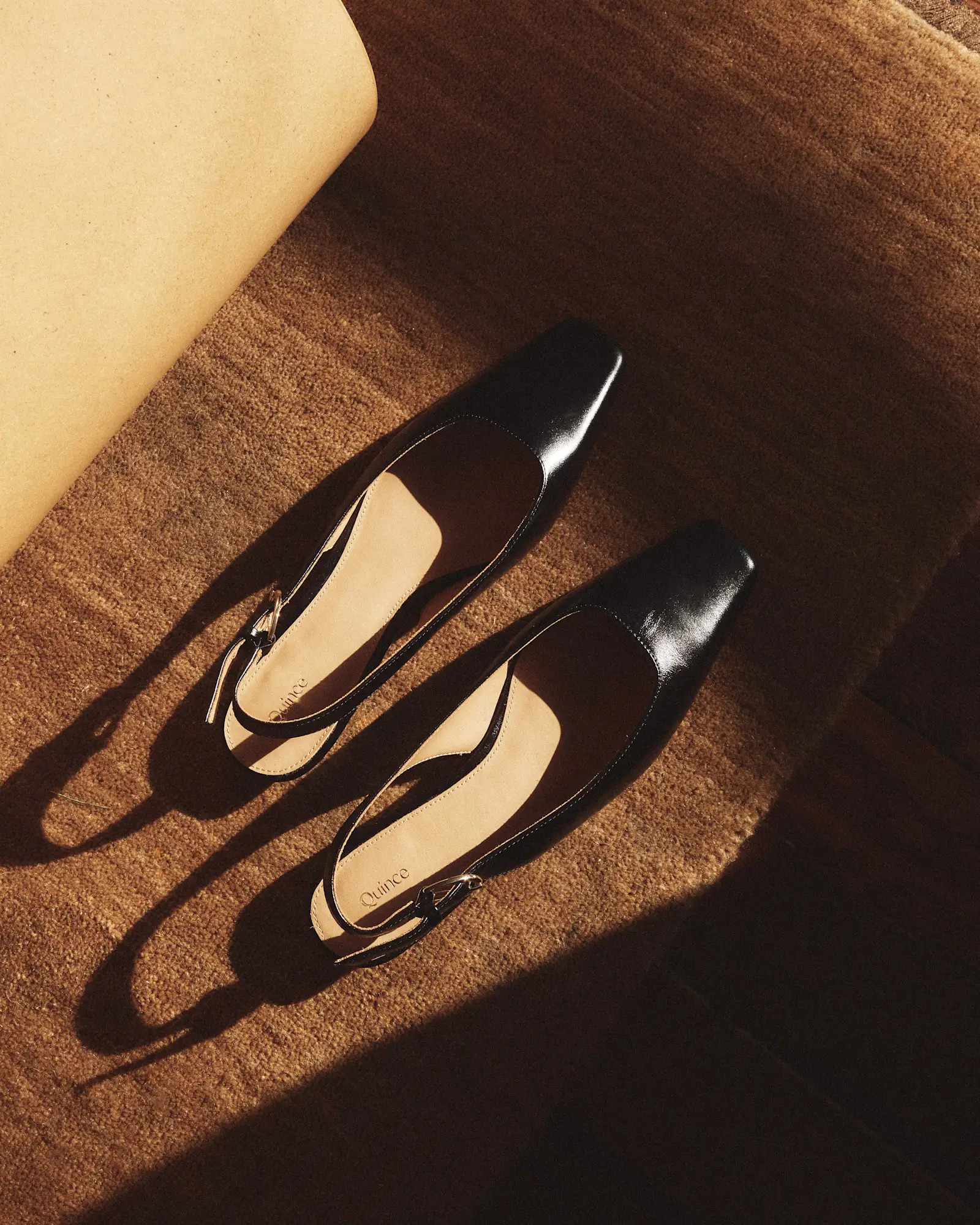Italian Leather Slingback Flat | Quince
