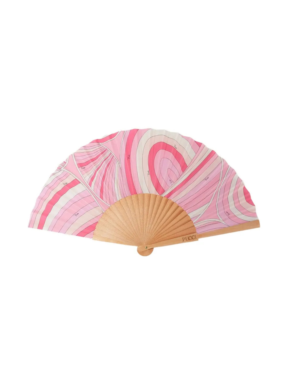 PUCCI Iride-print hand fan - Pink | Farfetch Global