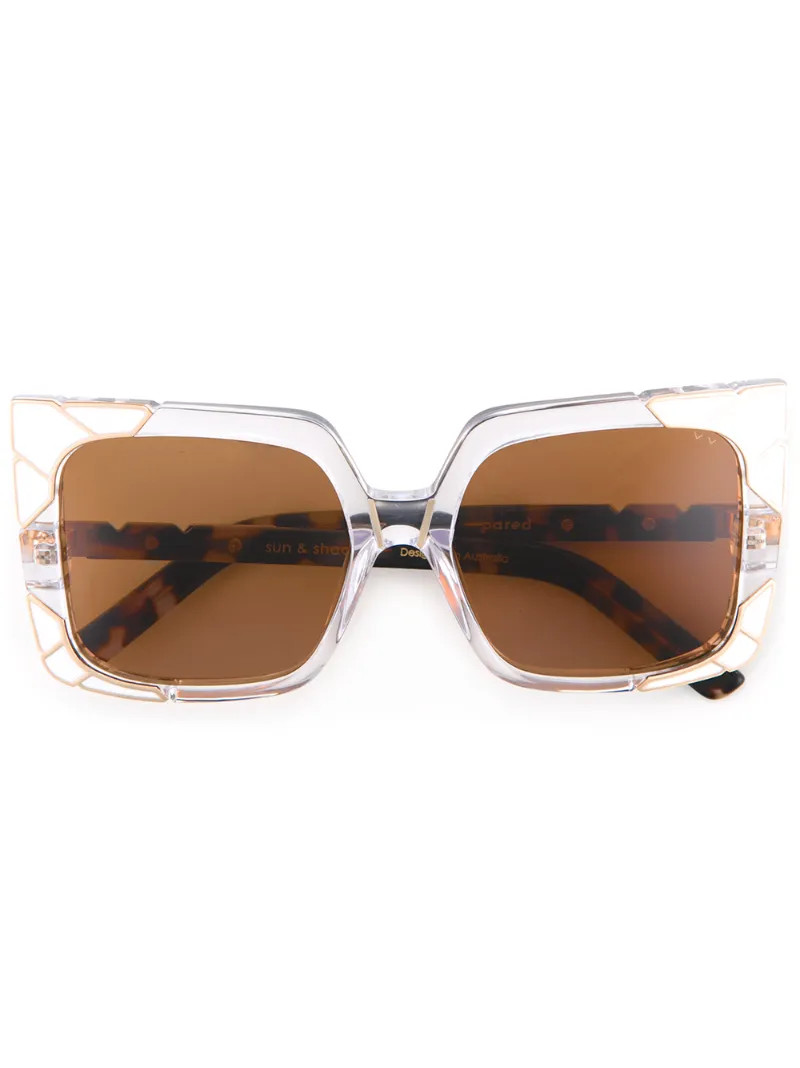 Pared Eyewear Sun & Shade sunglasses, Women's, Nude/Neutrals, Plastic | FarFetch US