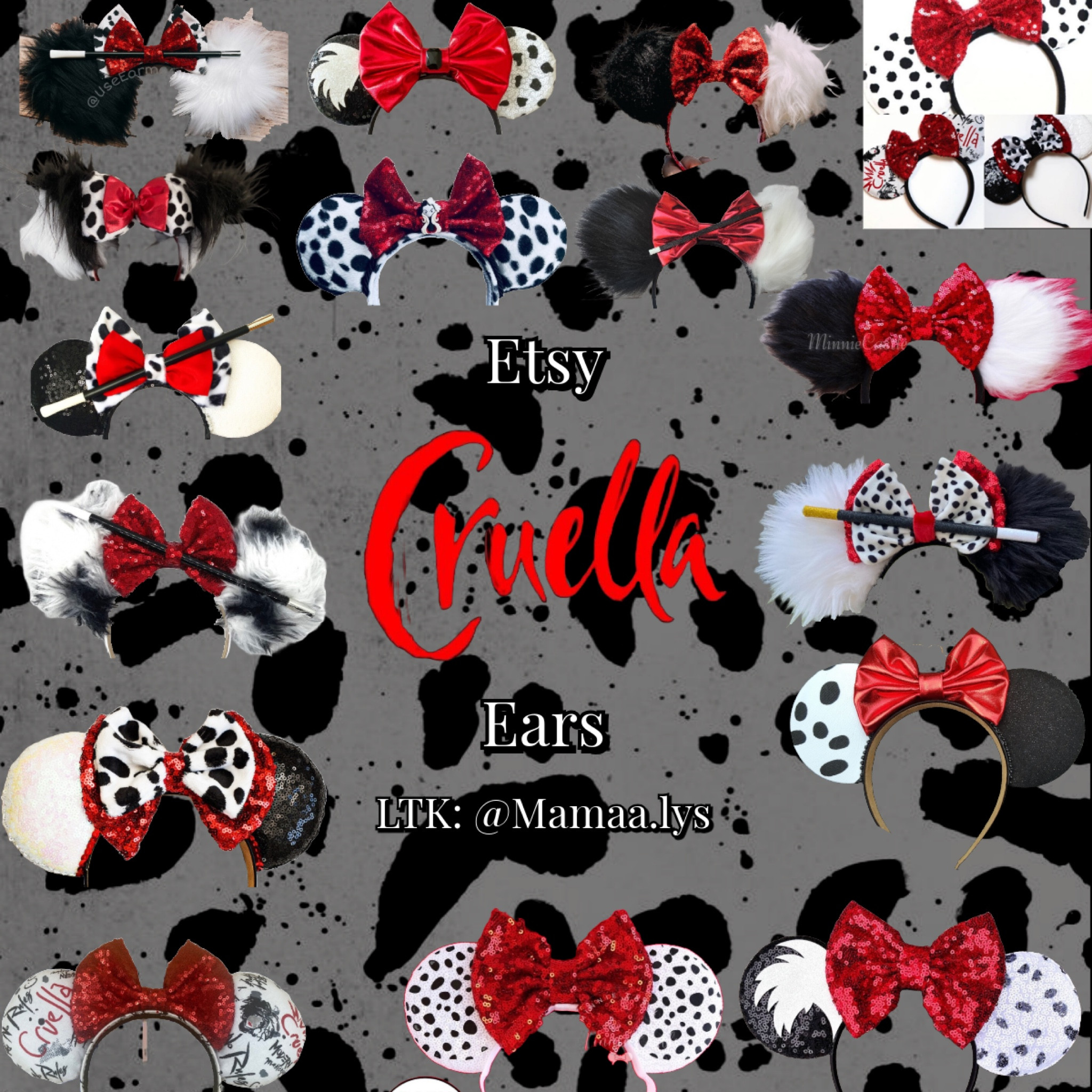 Cruella de Vil ears 💋 | Disney villains ears | Disney ears | Mickey’s not so scary Halloween party | Disney accessories | Disney headbands

#LTKFindsUnder50 #LTKFestival #LTKParties