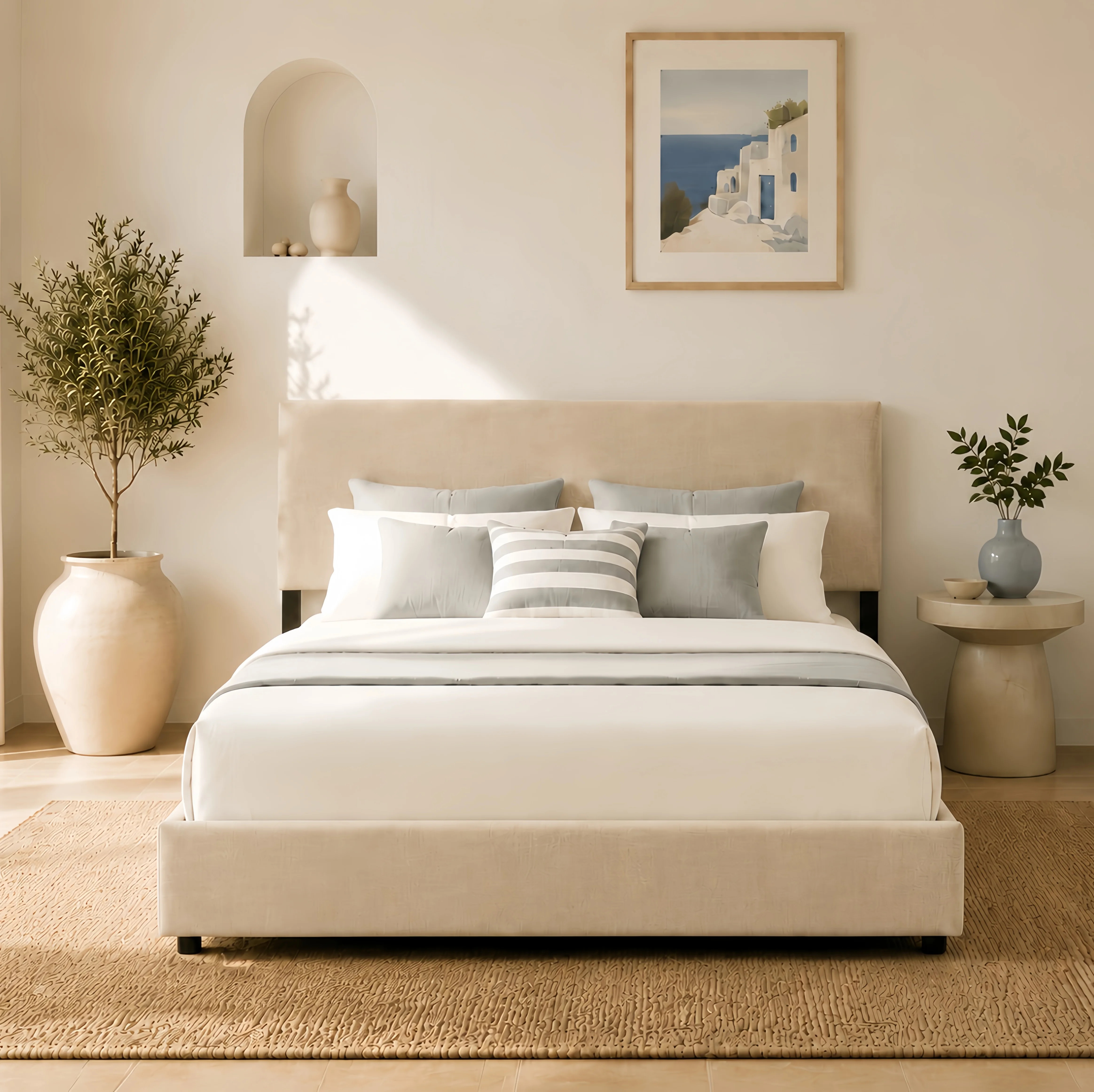 4 Drawers Storage Upholstered Bed | Wayfair North America