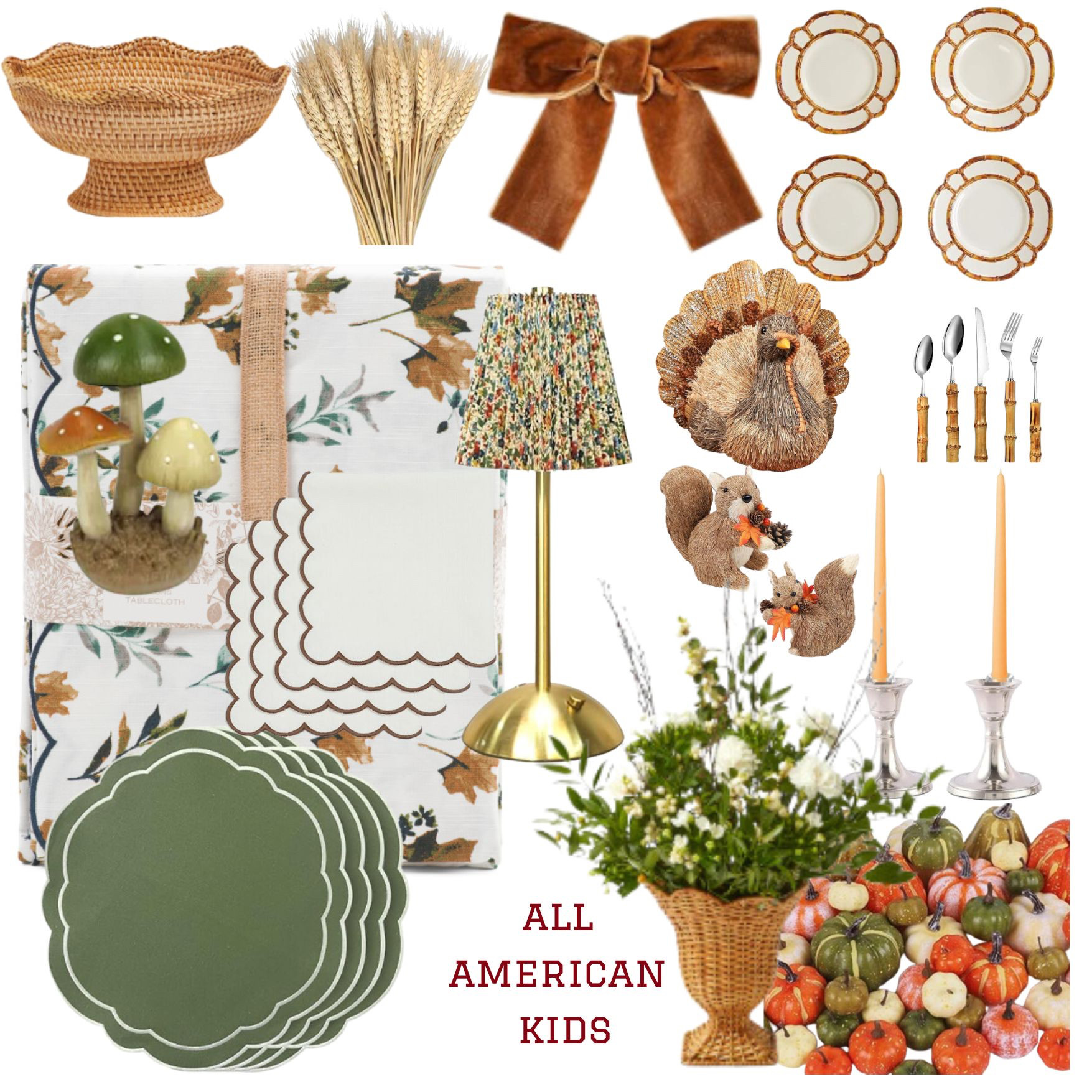 🍁✨ Elevate your Thanksgiving table decor with classic and cozy touches! 🍂 From elegant woven baskets and earthy autumnal colors to charming turkey and squirrel accents, create a warm and inviting tablescape for your holiday feast. 🦃✨

Whether you’re hosting family and friends or keeping it intimate, these seasonal pieces bring out the beauty of fall. Get inspired to mix natural textures with playful details to make your Thanksgiving table unforgettable! 🌾🍽️

#ThanksgivingTableDecor #FallTablescape #ThanksgivingDecor #HolidayHosting #FallHomeDecor #ThanksgivingIdeas #TableStyling #AllAmericanKids #HomeDecorInspo 

  

#LTKHome #LTKSeasonal #LTKHoliday #LTKSeasonal #LTKHome