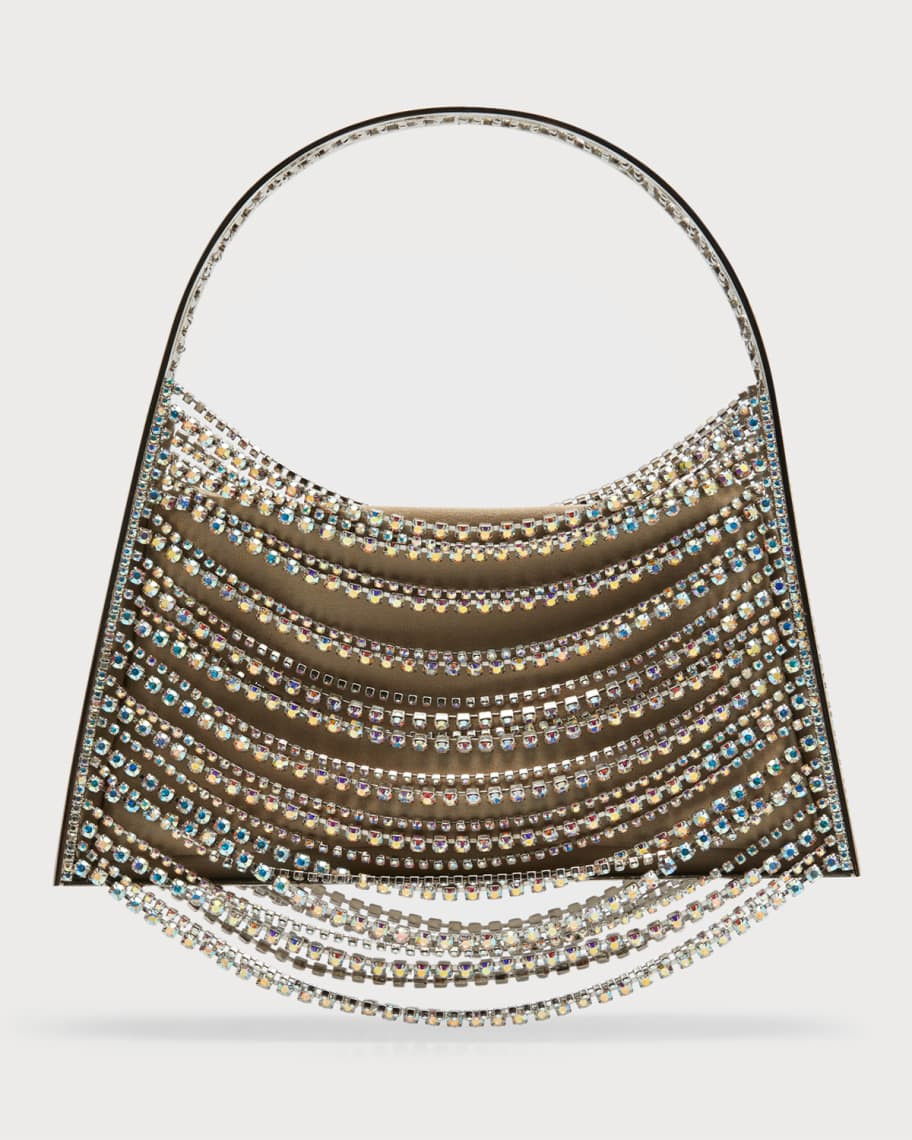 Lucia in the Sky Crystal Top-Handle Bag | Neiman Marcus