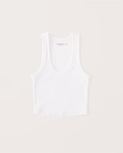 Essential Scoopneck Tank | Abercrombie & Fitch (US)