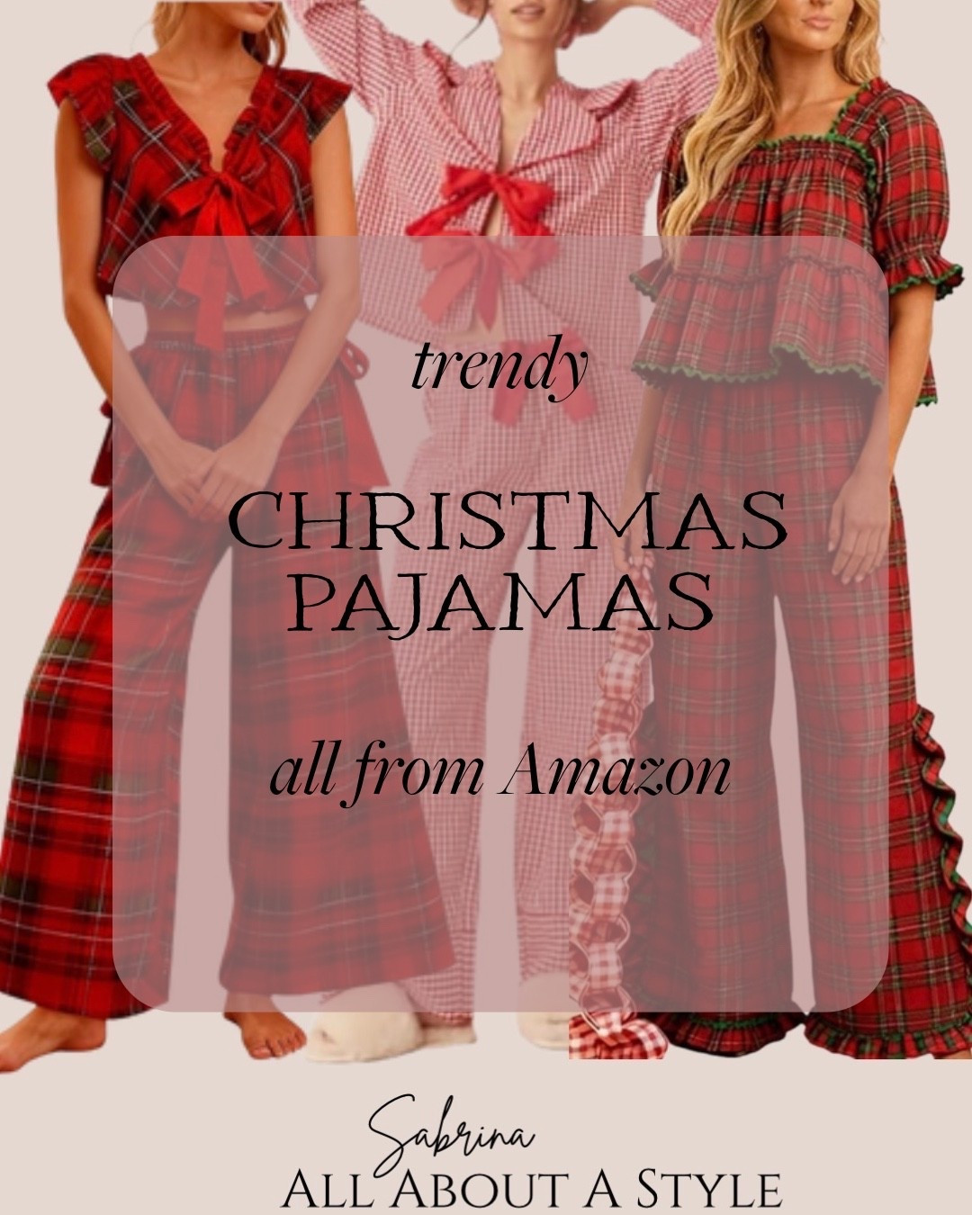 Serving cozy + chic this holiday season. These viral Christmas pajamas are a must for festive nights, family photos, and all things merry. ✨

#AmazonFashion #ChristmasPJs #HolidayOutfits #AmazonFinds #FestiveStyle

#LTKSeasonal #LTKGiftGuide #LTKHoliday