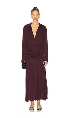 SER.O.YA Farah Maxi Dress in Merlot from Revolve.com | Revolve Clothing (Global)