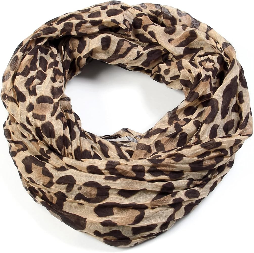 Classic Leopard Print Infinity Fashion Scarves | Amazon (US)