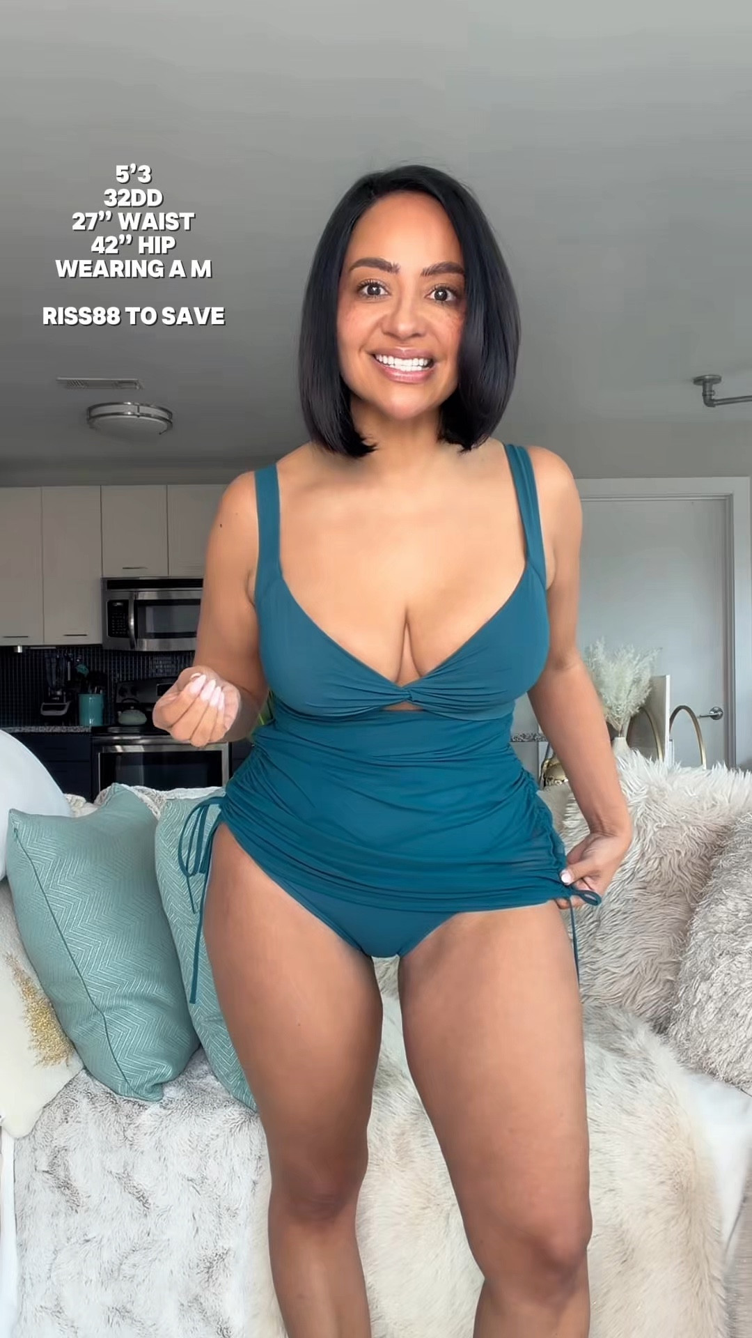If you’ve ever brought a cover up just to feel comfortable in your swimsuit… same 🙋‍♀️ This Shapellx shaping swimsuit has built-in sculpting and an adjustable ruched layer that gives you that cute swim dress look without needing extra pieces.

If you love swimwear that makes you feel confident and covered, this is such a good one. Use code RISS88 to save 15%.

Fits true to size and comes in multiple colors

#LTKOver40 #LTKPetite #LTKSwim
