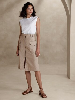 Premium Cotton T-Shirt | Banana Republic Factory