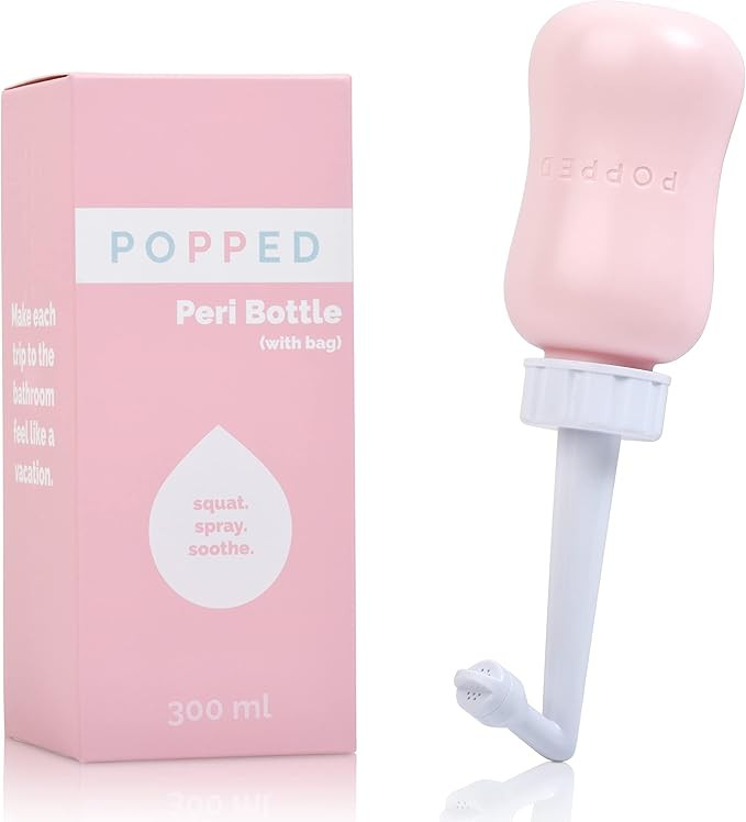 Popped Peri Bottle for Postpartum Care | Portable Bidet | Spray Bottle for Pain Relief, Tears, an... | Amazon (US)