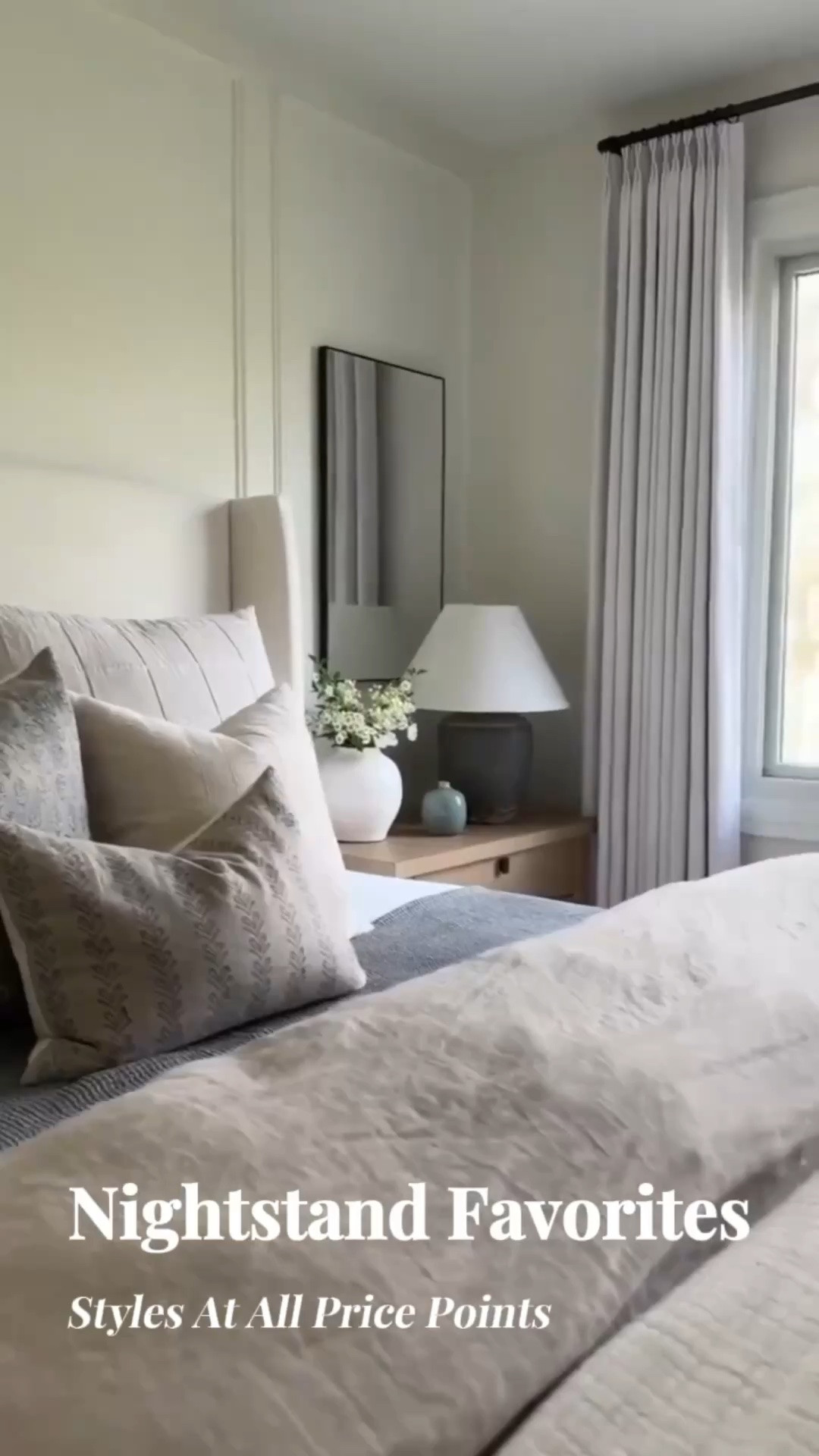 Nightstand favorites at all price points! These pieces have proven to be high-quality, functional, and beautiful pieces that blend effortlessly with all design styles. Ranging in size, price point, and finished!

#LTKHome