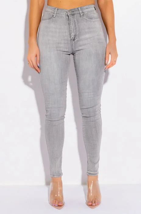 FLEX-FIT HIGH WAISTED SUPER STRETCHY SKINNY JEANS | AKIRA